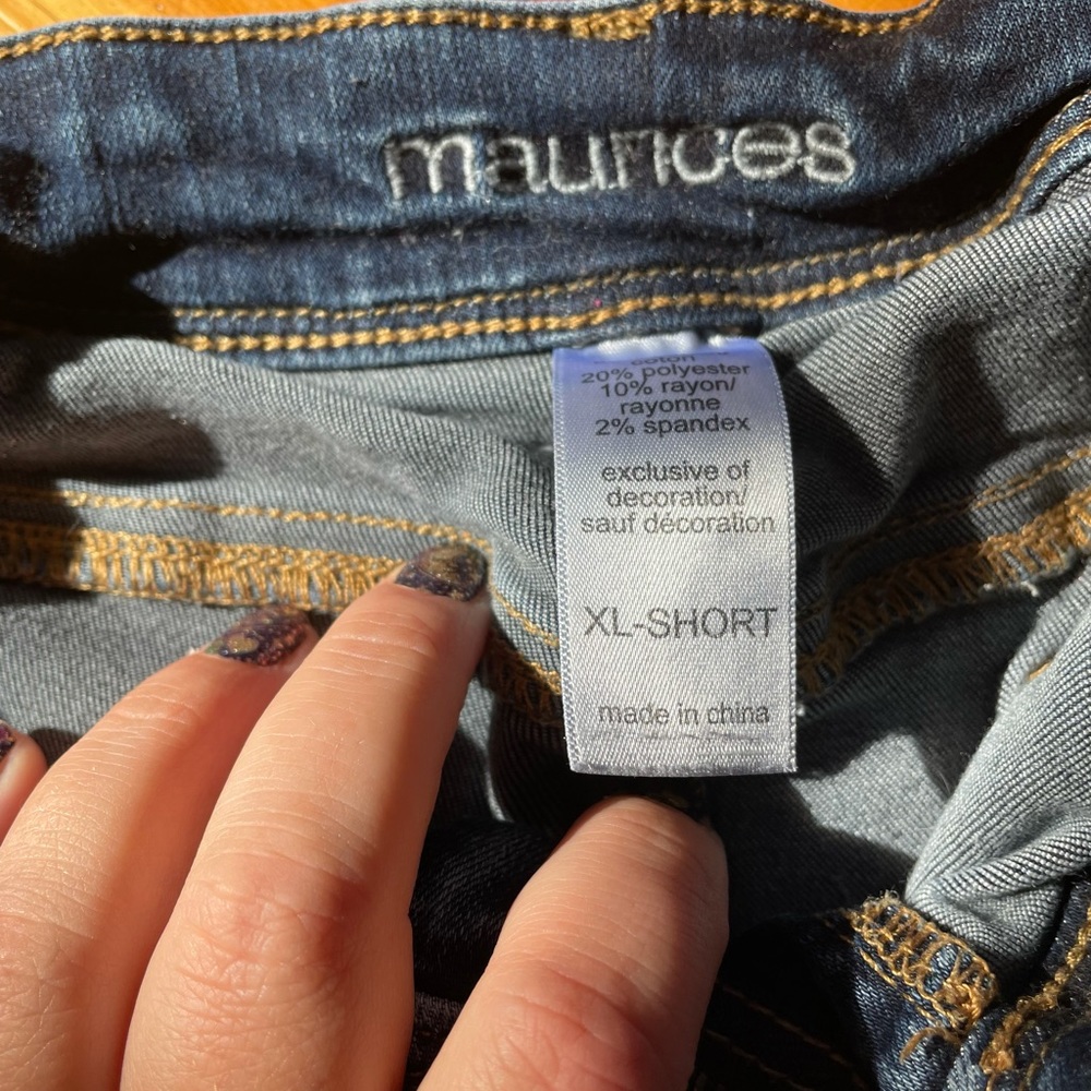 Maurice’s dark wash jeggings